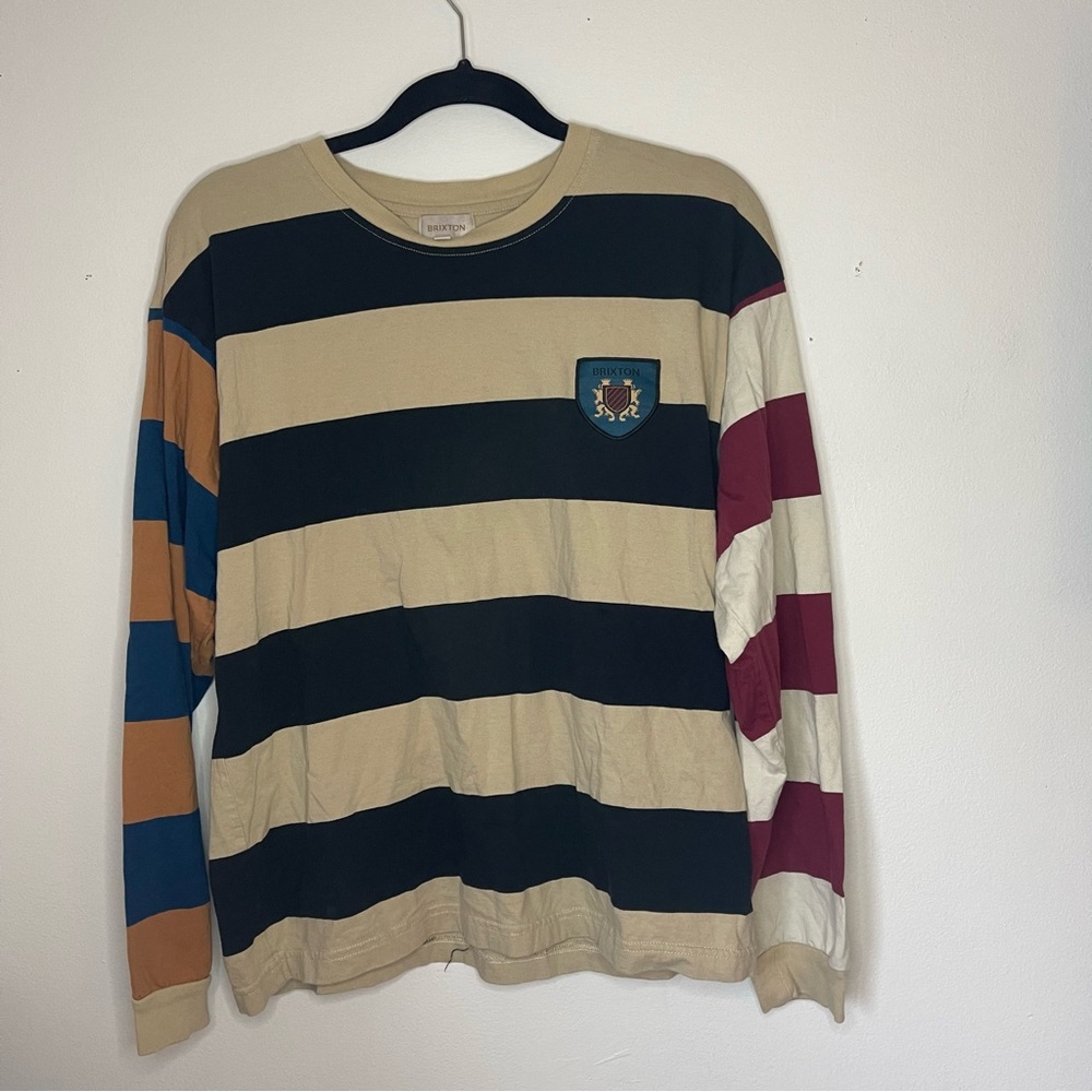 Academia Multi Color Long Sleeve School Shirt